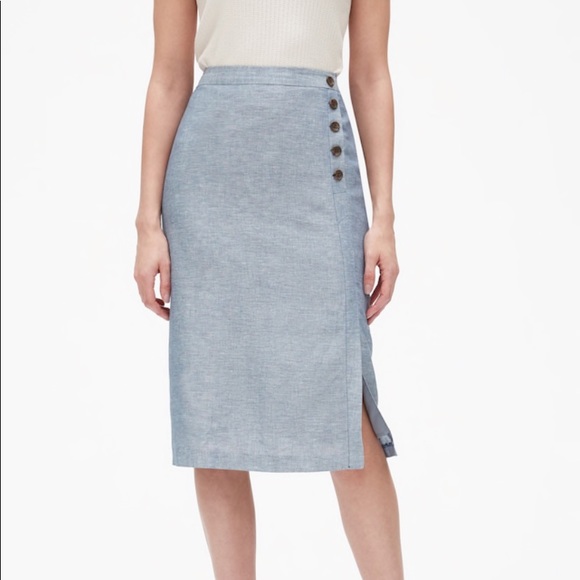 Banana Republic Linen Skirt - Picture 2 of 5